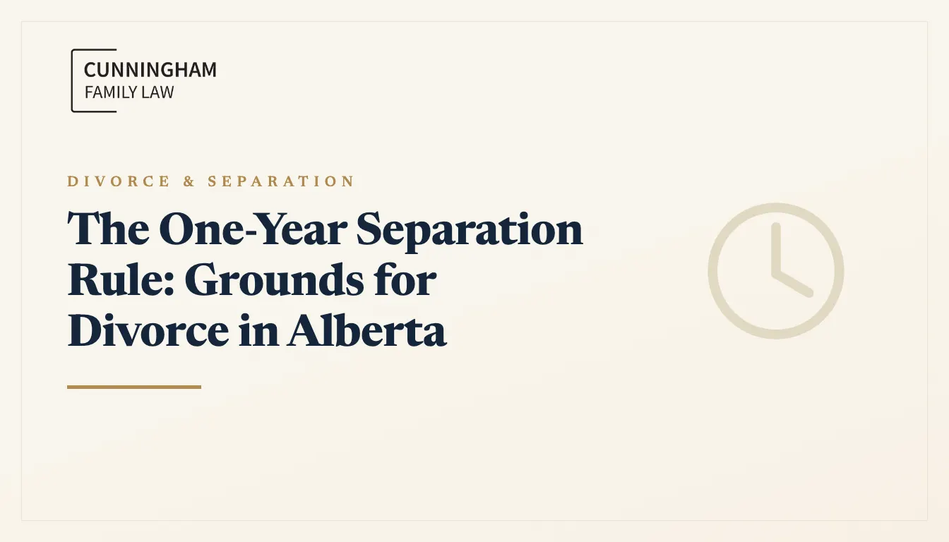 Grounds for divorce in Alberta explained by a Calgary family lawyer