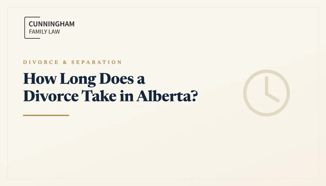 How Long Does a Divorce Take in Alberta?